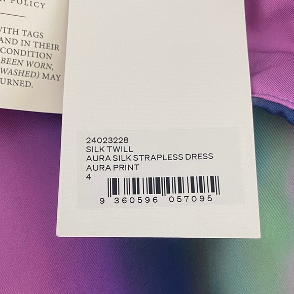 NWT Christopher Esber Aura Strapless Silk Maxi Dress - Picture 6 of 6